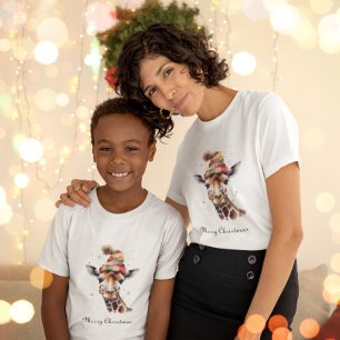 Cozy Christmas Safari, custom T-Shirt