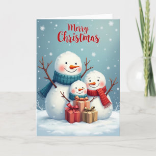 Cozy Christmas Snow Card