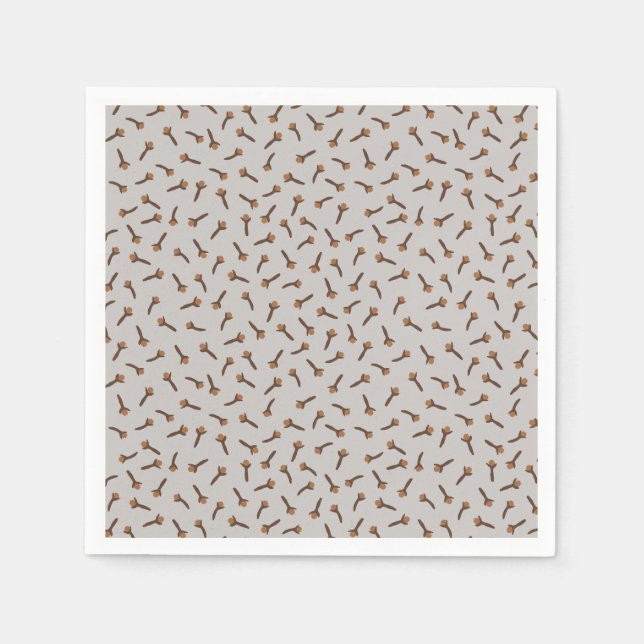 Cozy Christmas & Spice Cloves Napkin (Front)