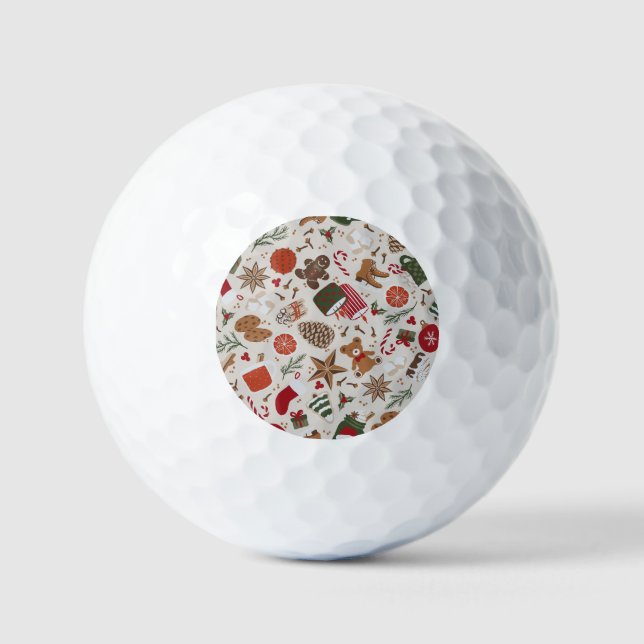 Cozy Christmas & Spice Golf Balls (Front)
