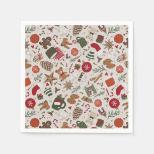 Cozy Christmas & Spice  Napkin