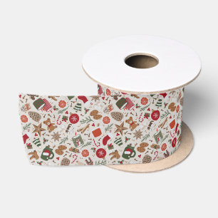 Cozy Christmas & Spice Satin Ribbon