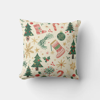 Cozy Christmas Throw Pillow – Add Festive Cheer