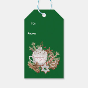 Cozy Christmas Treats Gift Tags