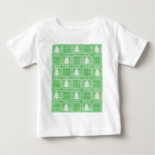 Cozy Christmas tree ugly sweater chequered pattern