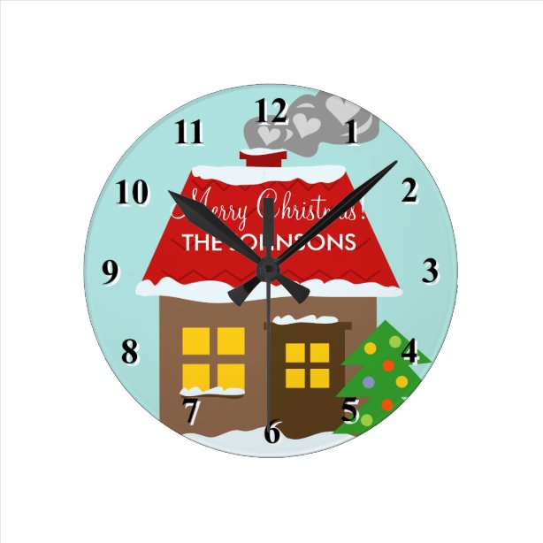 Cabin Decor Wall Clocks Zazzle.ca