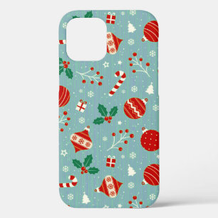 Cozy Christmas Wonderland Pattern ❄️🎁 Festive iPhone 12 Case