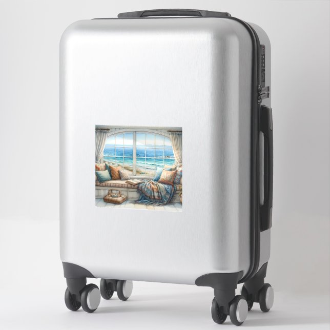Cozy Coastal Window Seat Cottagecore (Suitcase)
