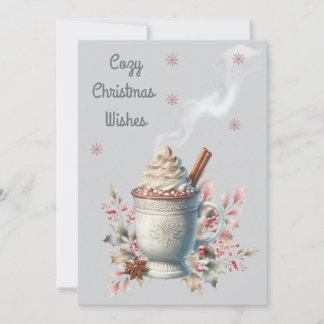 Cozy Cocoa Christmas Holiday Card