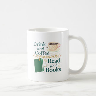 Cozy Coffee & Book Lover Vintage Quote Design Mug