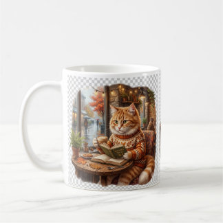 Cozy Coffee Cat Tote Bag Mug
