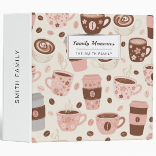Cozy Coffee Cup Pattern (10) Binder