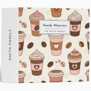 Cozy Coffee Cup Pattern (12) Binder