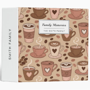 Cozy Coffee Cup Pattern (1) Binder