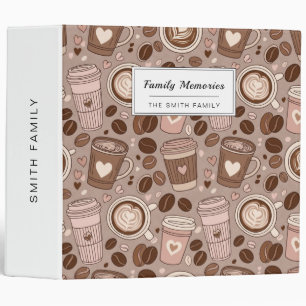 Cozy Coffee Cup Pattern (6) Binder