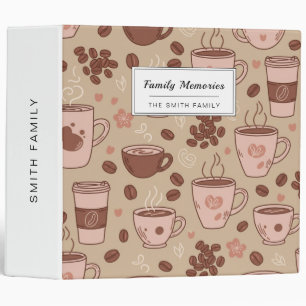 Cozy Coffee Cup Pattern (7) Binder