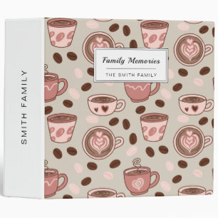 Cozy Coffee Cup Pattern (9) Binder
