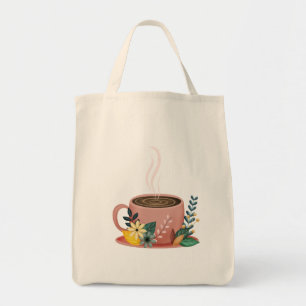 Cozy Coffee Cup Tote Bag