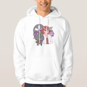 Cozy Coffee & Cute Bear with Prosthetic Leg Hoodie