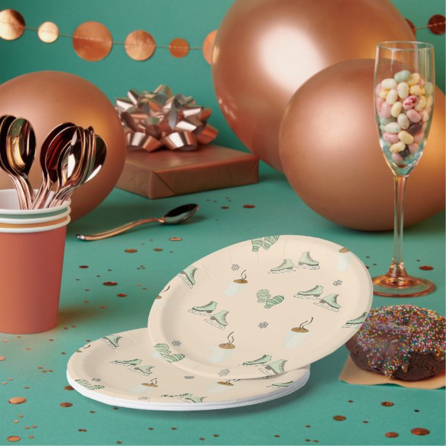 Cozy Coffee Paper Plate (Multi)