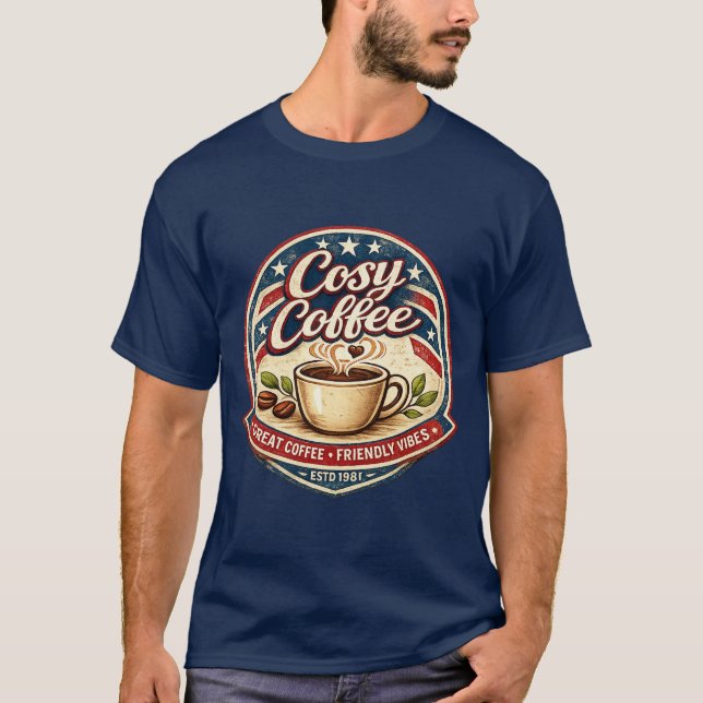 Cozy Coffee T-Shirt (Front)