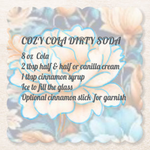 Cozy Cola Dirty Soda Coaster 
