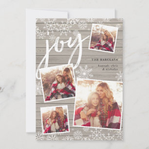 Cozy Collection   Christmas Photo Collage Card