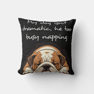 Cozy Comfort for Dog Lovers – Paw-some  Throw Pillow