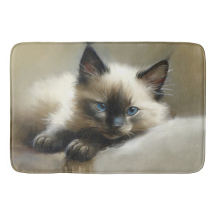 Cozy Companion Siamese Kitten Bath Mat