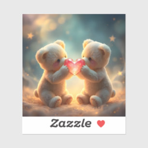 Cozy Companions - Square Vinyl Sticker