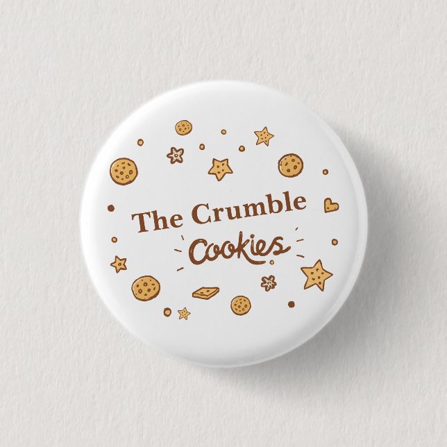 Cozy Cookie Delights 1 Inch Round Button (Front)