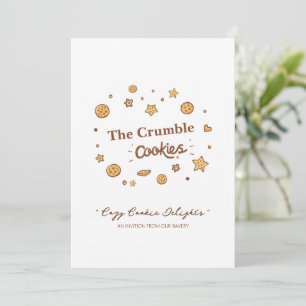 Cozy Cookie Delights  Invitation