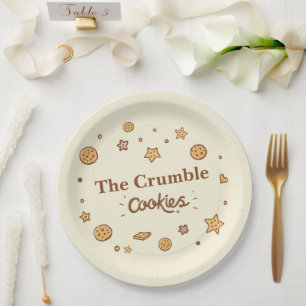 Cozy Cookie Delights Paper Plate