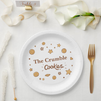 Cozy Cookie Delights Paper Plate
