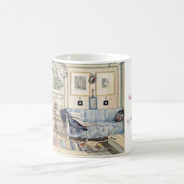 Cozy Corner by Carl Larsson Coffee Mug (Center)