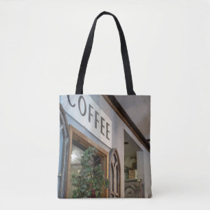Cozy Corner Café Entrance Tote Bag