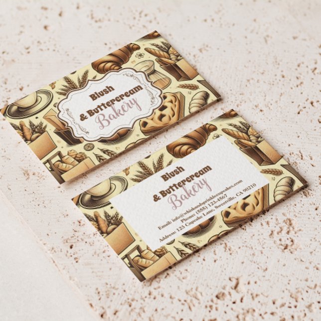 Cozy Cottage Baking Business Card (Creator Uploaded)