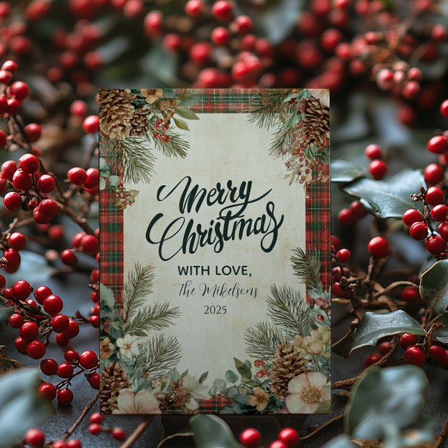 Cozy Cottage Christmas Holiday Card (Creator Uploaded)