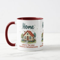 Cozy Cottagecore Home Whimsical House Art