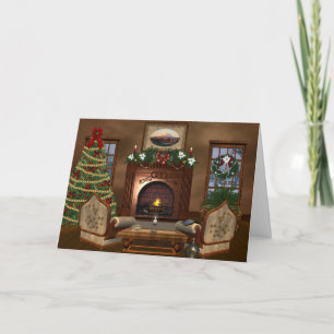 Cozy Country Christmas Holiday Card