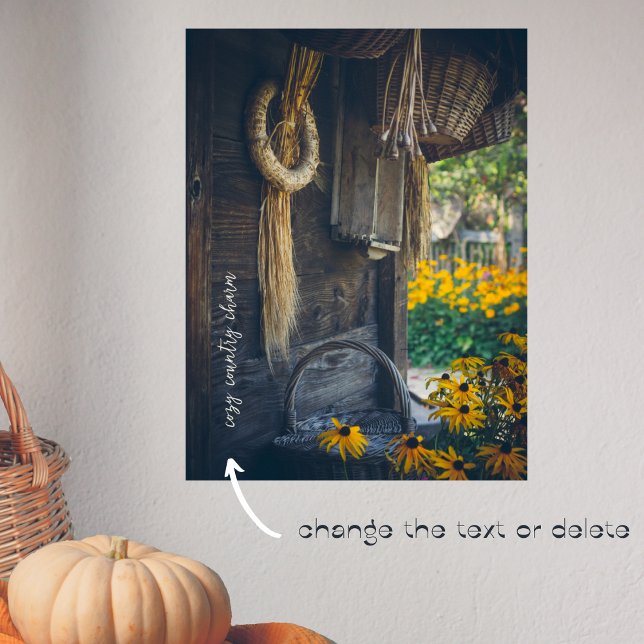 Cozy country cottage with yellow flowers poster (Creator Uploaded)