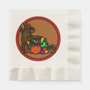 Cozy Country Turkey Plaid Napkin