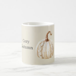 Cozy Cream Pumpkin Coffee Mug