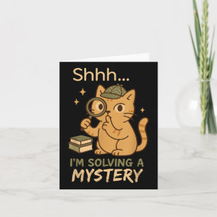Cozy Crime Club Mystery Reader Bookish Sleuth Gift Card
