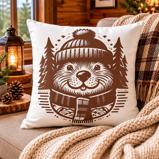Cozy Critter: Adorable Beaver Pillow for Ultimate  (Cozy Critter: Adorable Beaver Pillow for Ultimate)