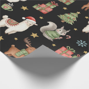 Cozy Critters Christmas Wrapping Paper