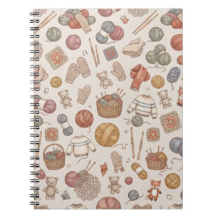 Cozy Crochet & Amigurumi Vintage Cottagecore Notebook