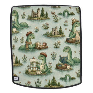 Cozy Cryptids Nessie Loch Ness Monster hobbies Backpack