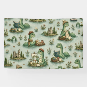 Cozy Cryptids Nessie Loch Ness Monster hobbies Banner
