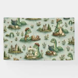 Cozy Cryptids Nessie Loch Ness Monster hobbies  Banner